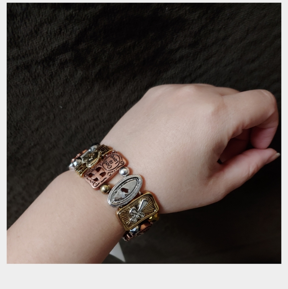 Faith, Hope, Love Bracelet